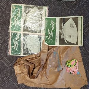 Three Vintage Apron Needlepoint Kits